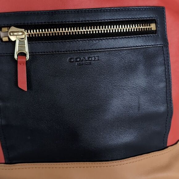 COACH Limited Edition Legacy Collection With Red❤️ Leather Tassel Detailing - Picture 4 of 15
